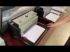 Wire Comb Binding Machine Double Loop Electric 8.47mm Pitch