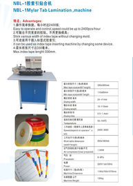 Easy Operate Index Tab Cutting Machine Max Tape Size 330x300mm 6-8 Pa Pneumatic