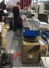Industrial  Automatic Punch And Spiral Binding Machine 800-1800 Notebooks / Hour