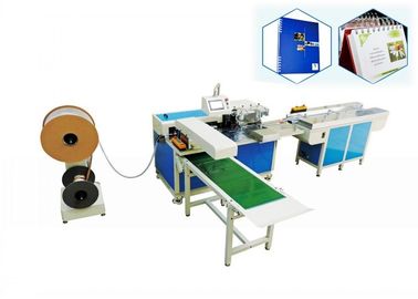 Industrial  Automatic Punch And Spiral Binding Machine 800-1800 Notebooks / Hour