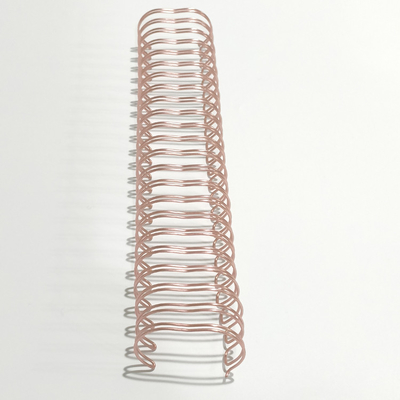 2:1 Silver Coating Double Wire Binding Coil O 23 Loops For Daily Workbook