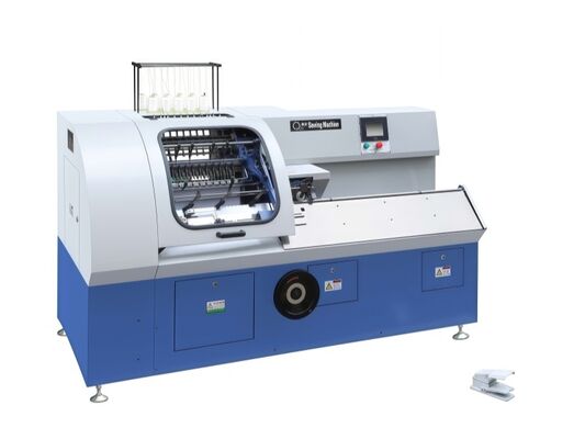 SX-460E 12 aiguilles et 19 mm d'intervalle d'aiguille programme-contrôle machine à coudre à reliure semi-automatique machine à reliure manuelle de livre