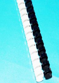 Roud/peigne en plastique ovale de PVC de matériaux obligatoires de forme lancement 12.7mm de 6mm à de 50mm